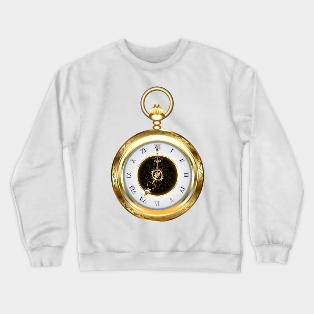 Round Clock Crewneck Sweatshirt by Blackmoon9